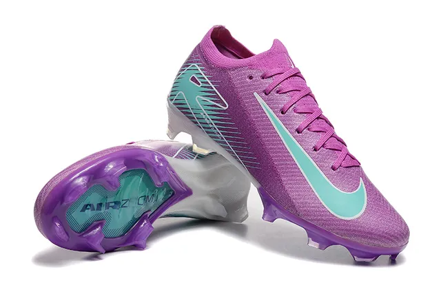 Nike Mercurial Vapor বেগুনি এবং টিল Firm-Ground ফুটবল জুতা 6