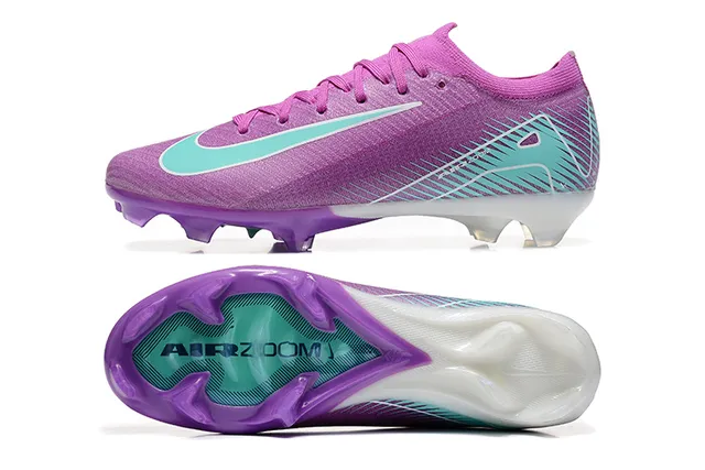 Nike Mercurial Vapor বেগুনি এবং টিল Firm-Ground ফুটবল জুতা 9