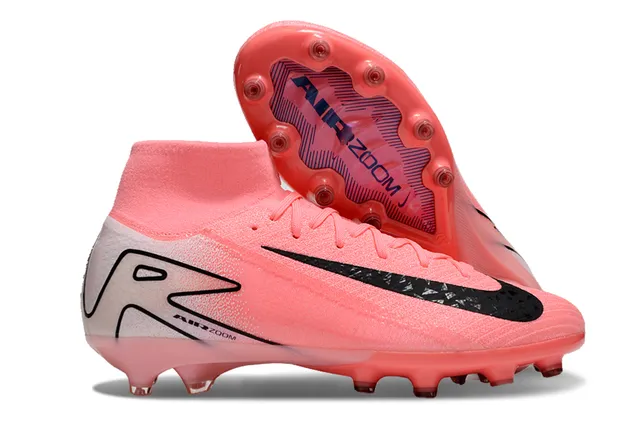 Nike MG Gripknit rose corail Chaussures de football terrain ferme 6