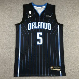 Nike Orlando City Edition 黑蓝条纹 篮球球衣