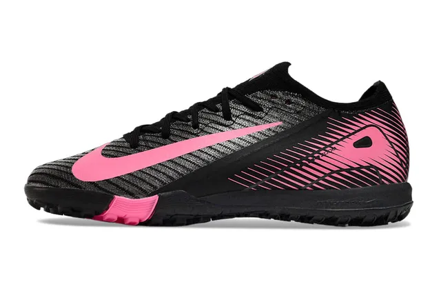 Nike Phantom GT Black Pink Knit Upper Low-Cut Collar Turf Soccer Shoes 8