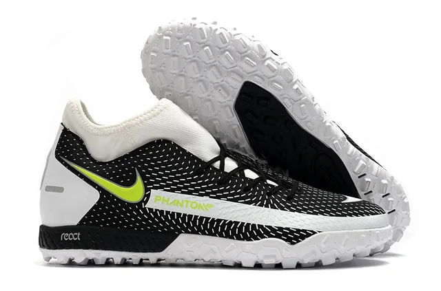 Nike Phantom GT Green Blue Sock-Fit Collar Engineered Mesh Upper Turf Soccer Shoes 14