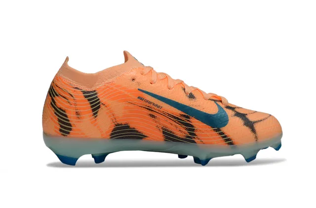 Nike Phantom GT Laranja Azul Baixo-Corte Ajuste de Meia Superior Solo Firme Sapatos de Futebol 2