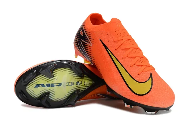 Nike Phantom GT Orange Yellow Knit Upper Dynamic Graphic Overlay Firm-Ground Soccer Shoes 4