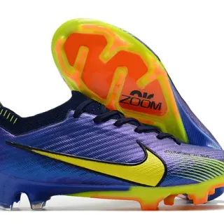 Nike Phantom GT Purple Blue Low-Cut Sock-Fit Collar Firm-Ground Soccer Shoes