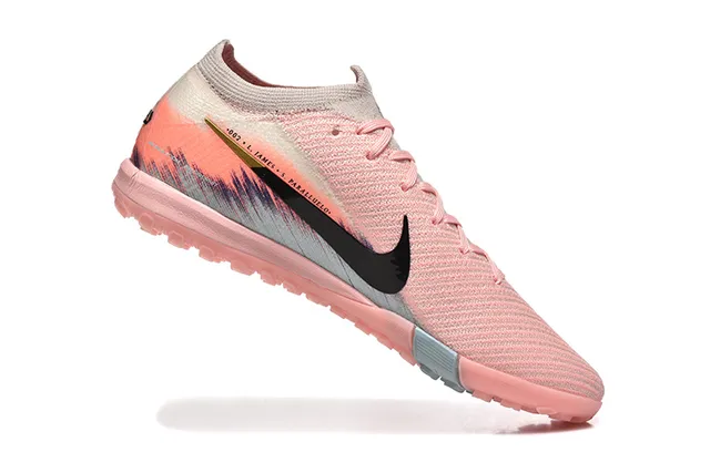 Nike Phantom GT Turf وردي أسود فرشاة Turf أحذية كرة القدم 3