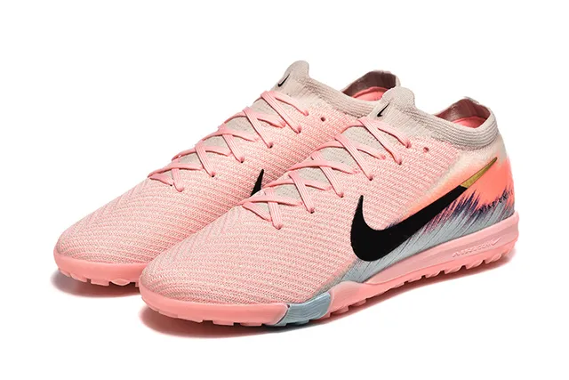 Nike Phantom GT Turf وردي أسود فرشاة Turf أحذية كرة القدم 8