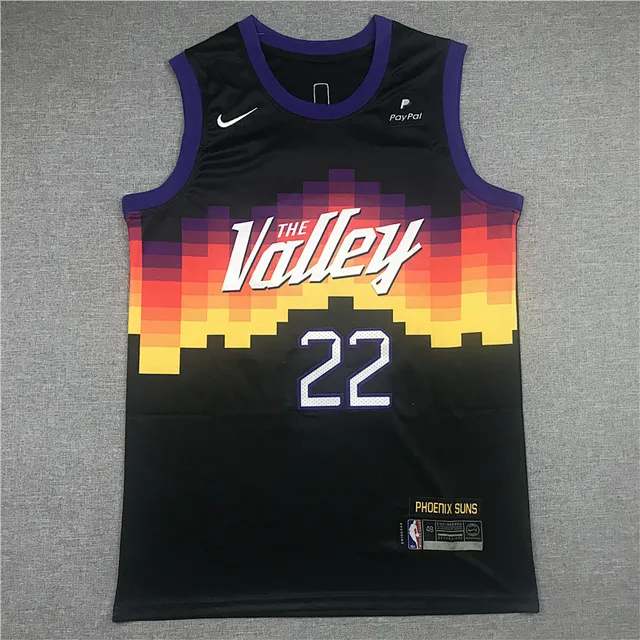 Nike Phoenix Suns 'The Valley' Pixel Gradient Camiseta Negra 2