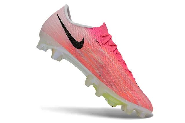 Nike Rosa Negro Flyweave Ultra Knit Upper Translucido Air Zoom Suela Firm-Ground Futbol Zapatos 2