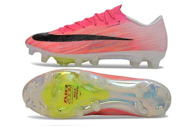 Nike Rosa Negro Flyweave Ultra Knit Upper Translucido Air Zoom Suela Firm-Ground Futbol Zapatos 7