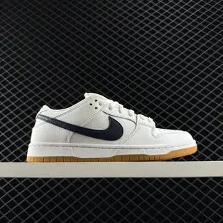 Nike SB Dunk Low White Navy Gum স্কেটবোর্ড জুতা