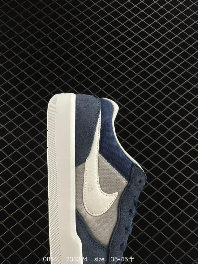 Nike SB Force 58 Navy Gray White স্কেটবোর্ড জুতা 4