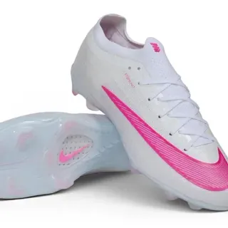 Nike Chuteiras de Futebol Brancas Rosadas Translúcidas Firm-Ground