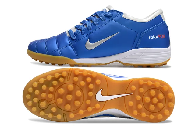 Nike Total 90 III 蓝白橡皮泥草地足球鞋 7