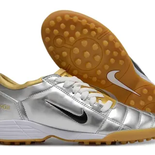 Nike Total 90 III 银色金色 Turf 足球鞋
