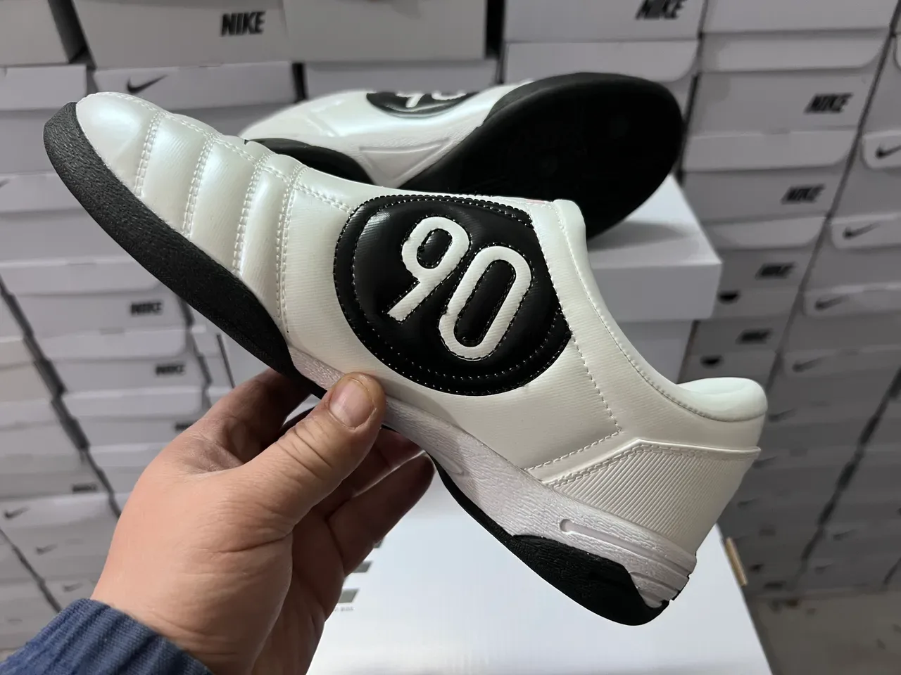 Nike Total 90 III সাদা কালো লাল ইন্ডোর সকার জুতা 7