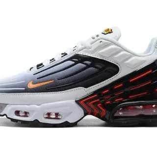 Nike أبيض أسود شبكة اصطناعية متعددة الطبقات وTPU العلوي امتصاص هواء مرئي معدل أسلوب حياة حذاء