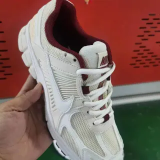 Nike Branco Borgonha Multicamadas Sintético Jaula Acanalado Painel Lateral Tênis Chunky
