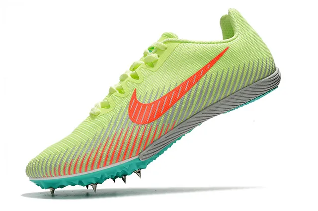 Nike White Pink Low-Cut Racing Spike Engineered Mesh Upper Running Shoes 18
