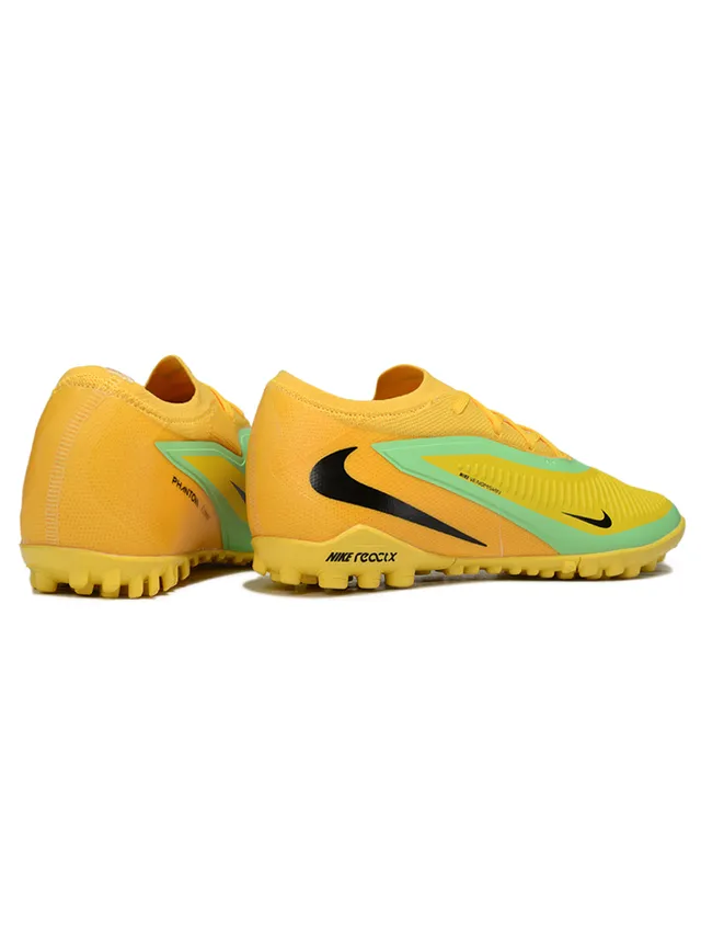 Nike أحذية كرة القدم عشب اصطناعي أصفر أخضر منخفض القطعة العلوية الصناعية قفص الأمامي المضلع 5