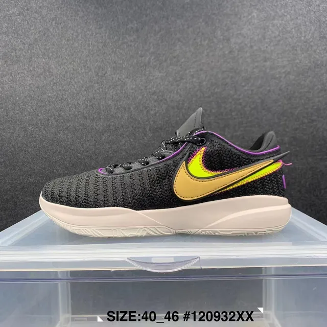 Nike Zoom GT Cut 黑色紫色金色针织篮球鞋 2