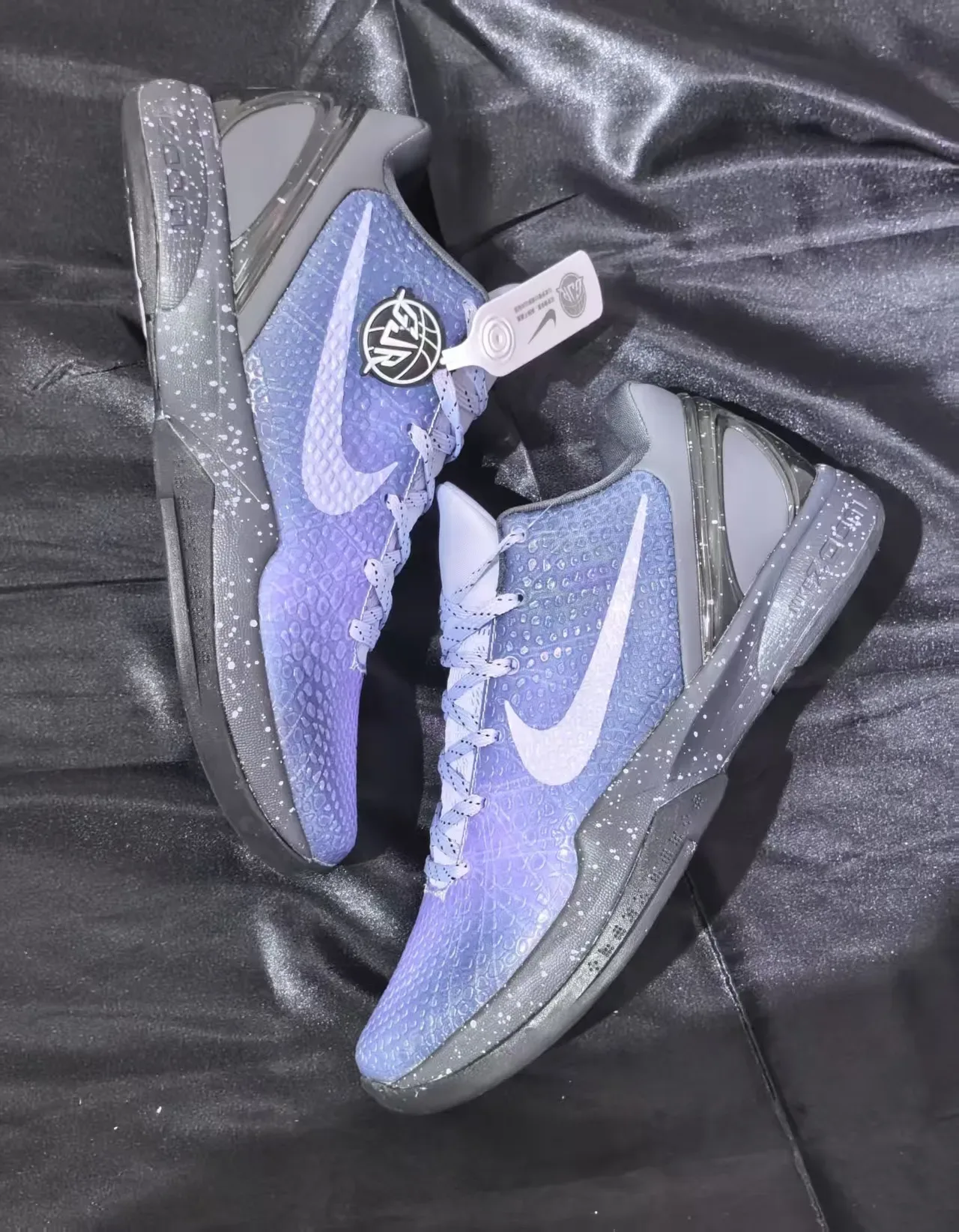 Tênis de Basquete Nike Zoom Kobe VI Protro Azul Roxo Speckle 2