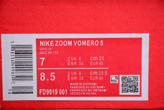 Nike Zoom Vomero 5 Cinza claro Cinza Escuro Tênis de Corrida 2