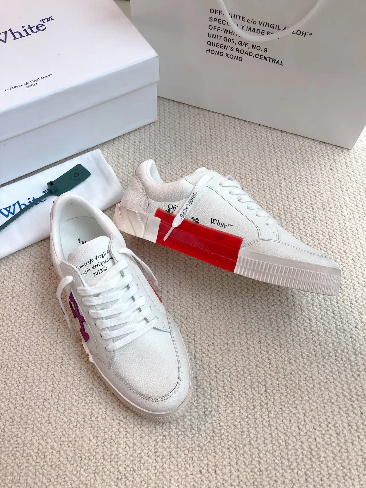 Off-White Logotipo de Flecha Blanco Lifestyle Sneakers 6