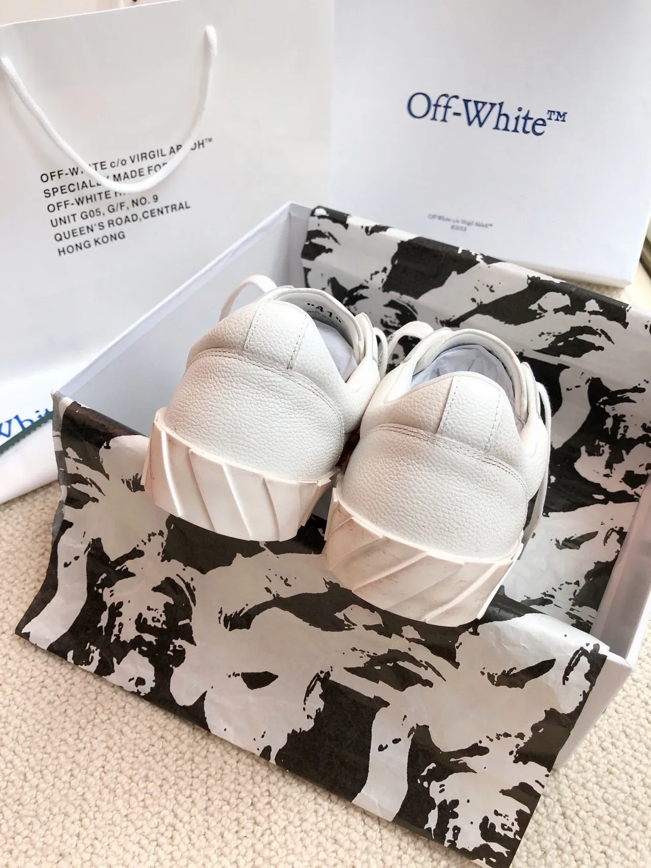 Off-White Logotipo de Flecha Blanco Lifestyle Sneakers 9