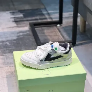 Off-White Black Low-Top Perforated Toe Lifestyle Sneakers