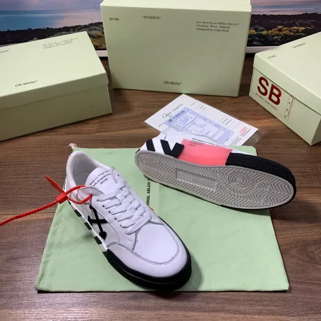 Off-White The Ten কালো লো-টপ প্ল্যাটফর্ম ডায়াগোনাল স্ট্রাইপ মিডসোল লাইফস্টাইল স্নিকার 6
