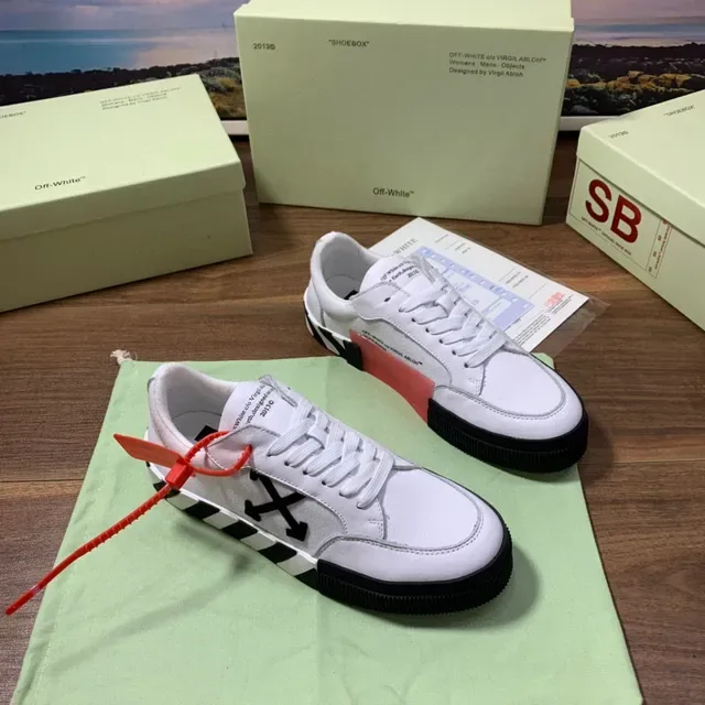 Off-White The Ten কালো লো-টপ প্ল্যাটফর্ম ডায়াগোনাল স্ট্রাইপ মিডসোল লাইফস্টাইল স্নিকার 7