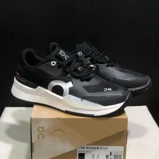 On THE ROGER Pro2 黑白生活方式休闲鞋