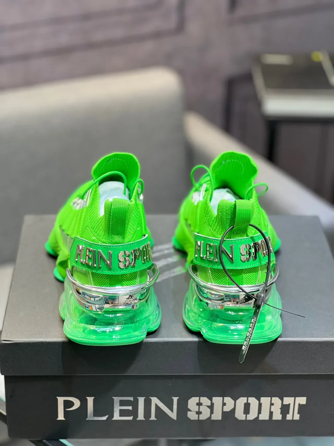 Onitsuka Tiger Attack Sneakers Néon Vert Chunky 8