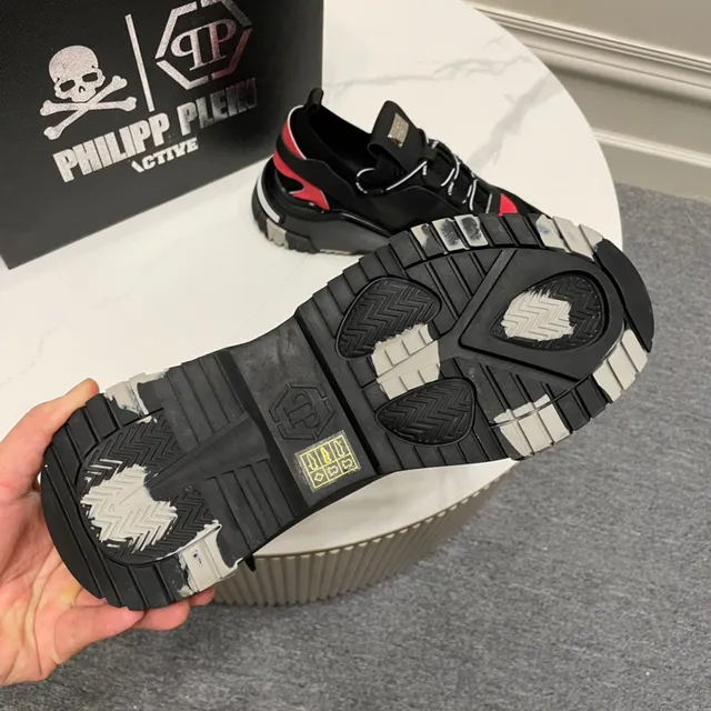 Philipp Plein Chunky Sneaker Black Red Gray Chunky Sneakers 2