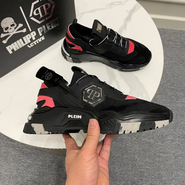Philipp Plein Chunky Sneaker Black Red Gray Chunky Sneakers 3