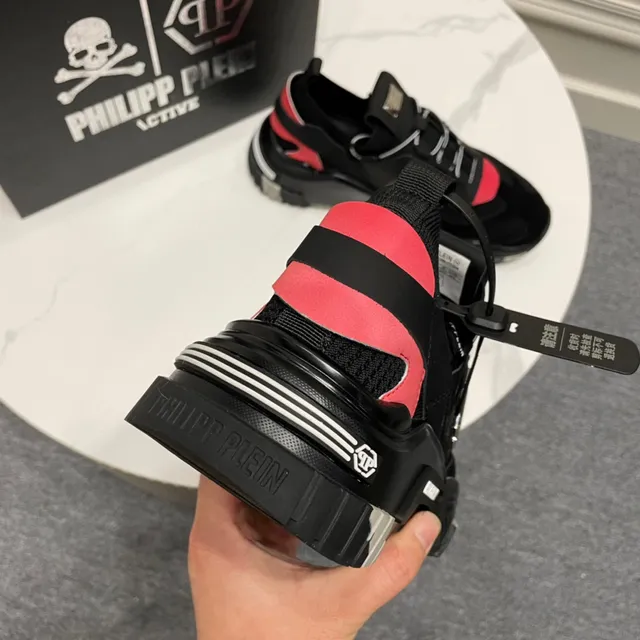 Philipp Plein Chunky Sneaker Black Red Gray Chunky Sneakers 4