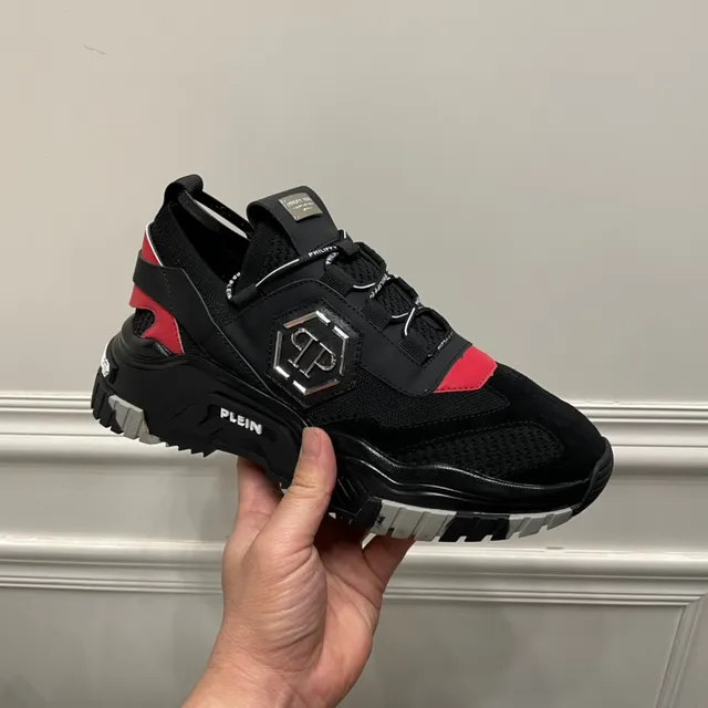 Philipp Plein Chunky Sneaker Black Red Gray Chunky Sneakers 5