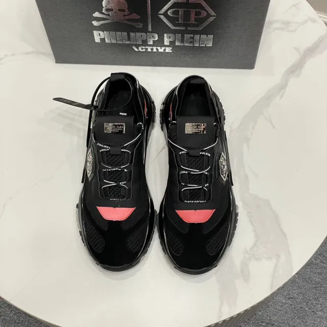 Philipp Plein Chunky Sneaker Black Red Gray Chunky Sneakers 9