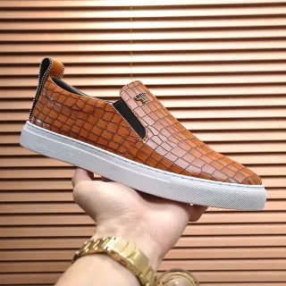 Philipp Plein Croc-Embossed Slip-On Loafers