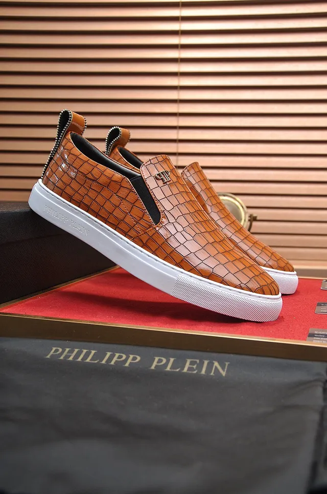 Philipp Plein Croc-Embossed Slip-On Loafers 8