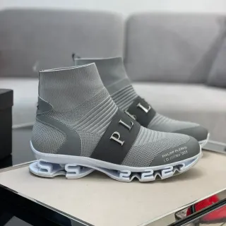 Philipp Plein I.D No°005 ধূসর সক-ফিট লাইফস্টাইল স্নিকার্স