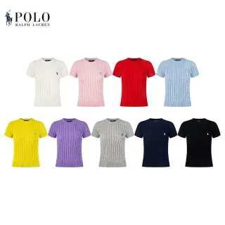 Polo Ralph Lauren Cable Knit Short-Sleeve Sweater