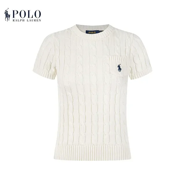 Polo Ralph Lauren Cable Knit Short-Sleeve Sweater 2