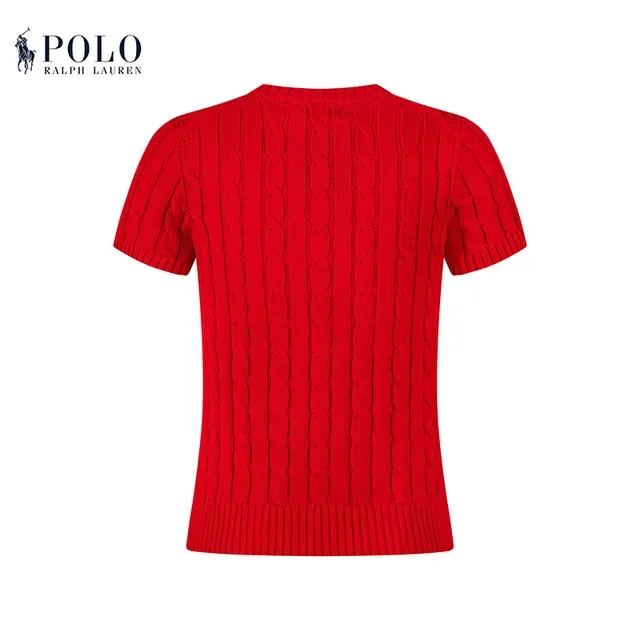 Polo Ralph Lauren Cable Knit Short-Sleeve Sweater 5