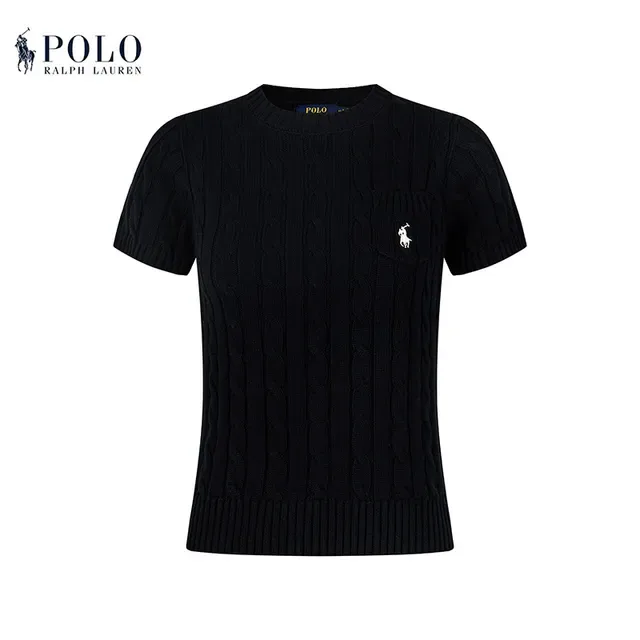 Polo Ralph Lauren Cable Knit Short-Sleeve Sweater 6