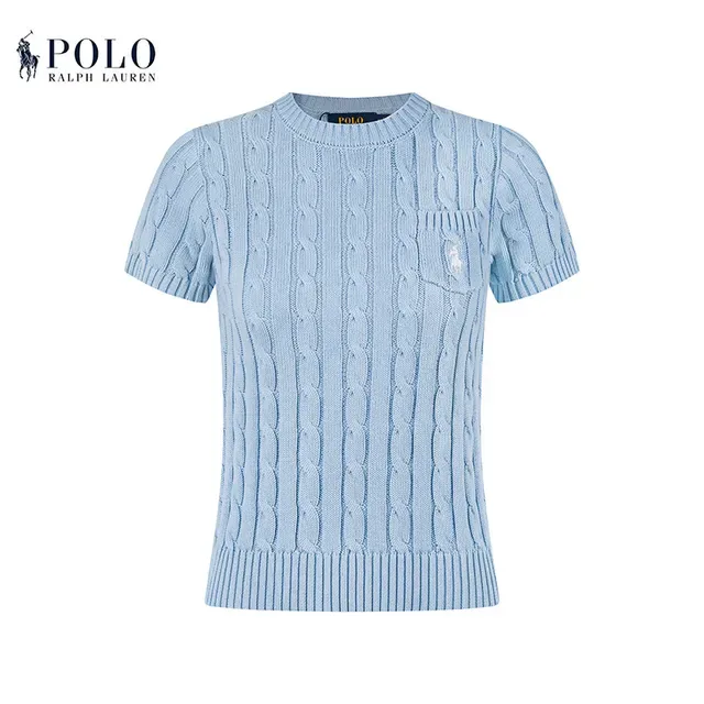 Polo Ralph Lauren Cable Knit Short-Sleeve Sweater 12