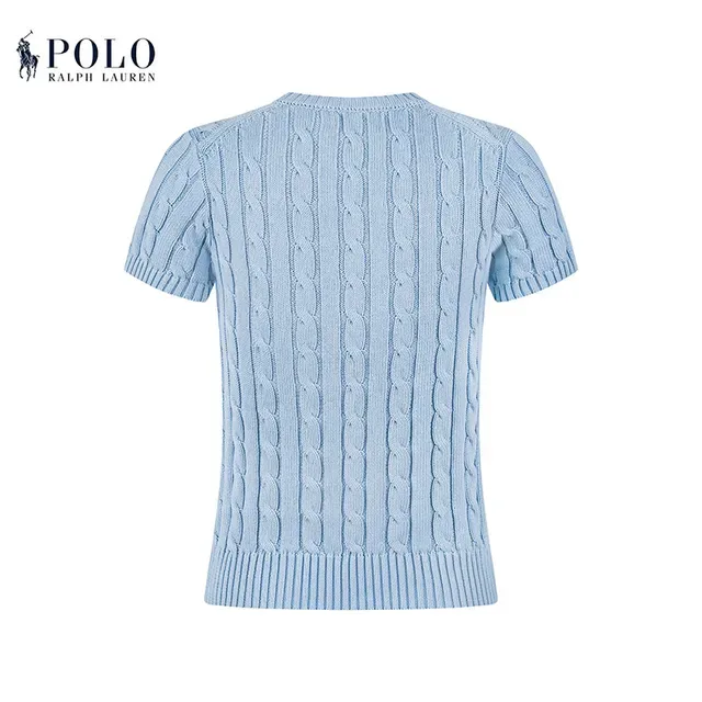 Polo Ralph Lauren Cable Knit Short-Sleeve Sweater 13