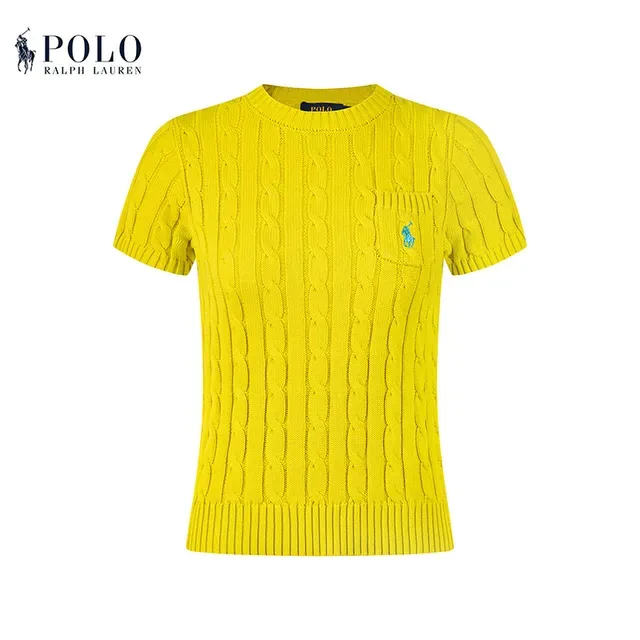 Polo Ralph Lauren Cable Knit Short-Sleeve Sweater 16