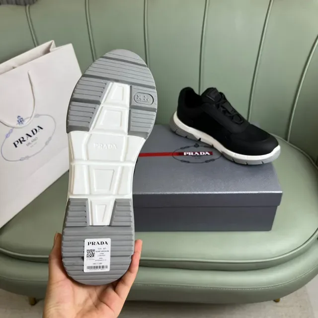 Prada Cloudbust Black and White Lifestyle Sneakers 3